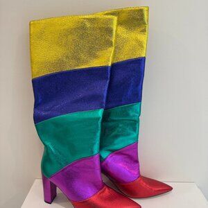 Like New! Onlymaker Rainbow Boots - Women's Size 14
